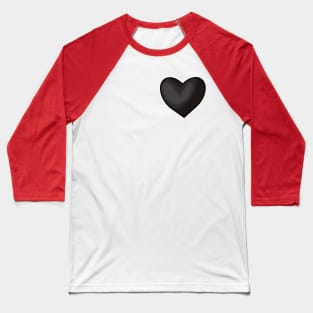 Black Heart Baseball T-Shirt